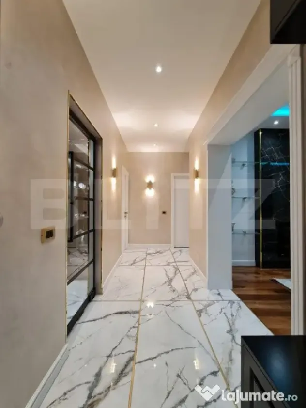 Apartament LUX cu 3 camere, 84 mp, etajul 1, zona Burdujeni