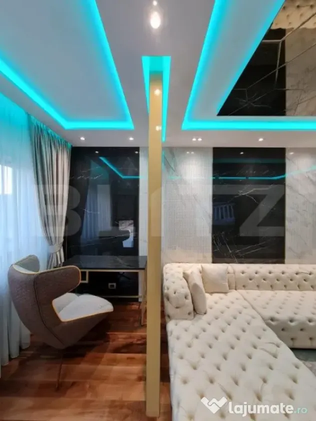 Apartament LUX cu 3 camere, 84 mp, etajul 1, zona Burdujeni