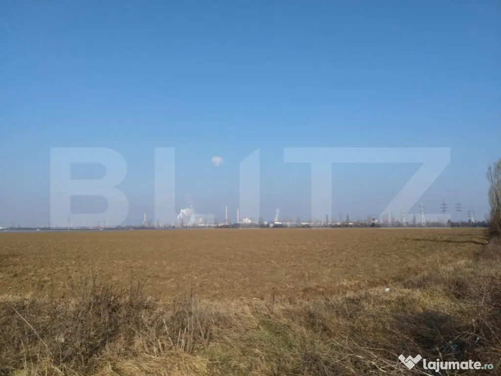 Teren 6,06 Ha, deschidere 145 ml, la DN1A. Barcanesti.