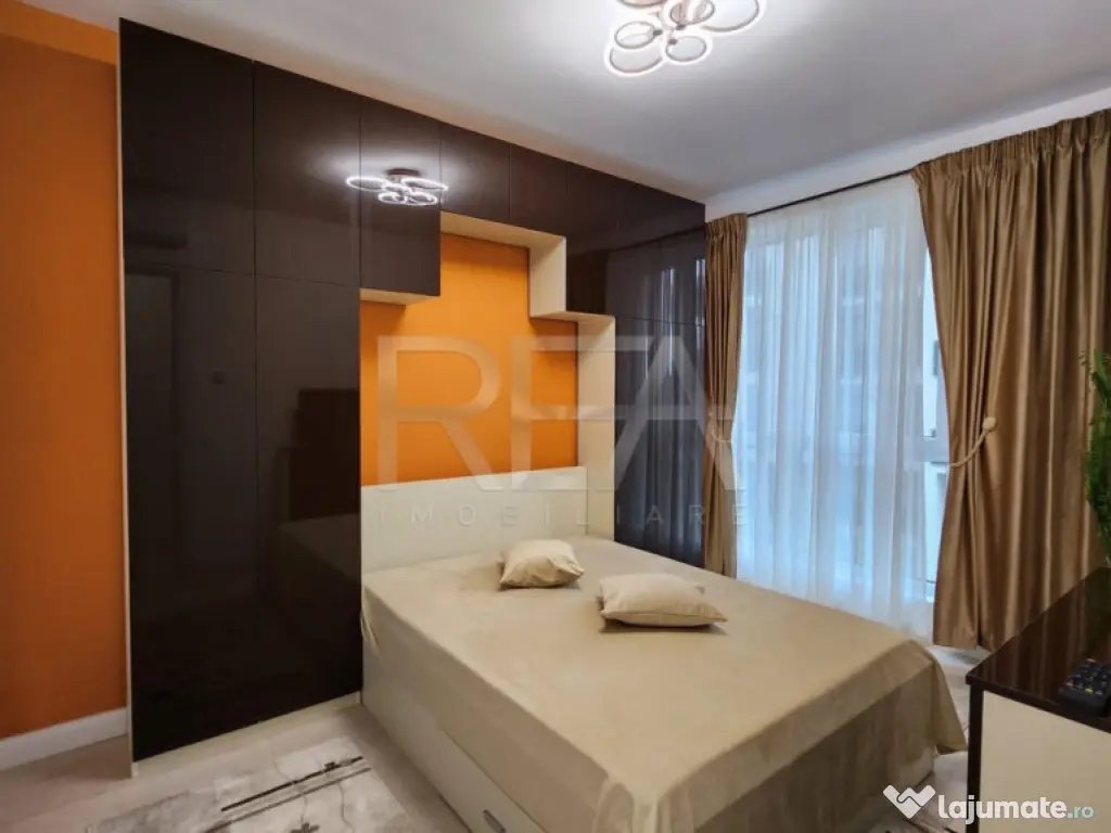 3 camere mobilat cu parcare inclusa Floreasca Residence