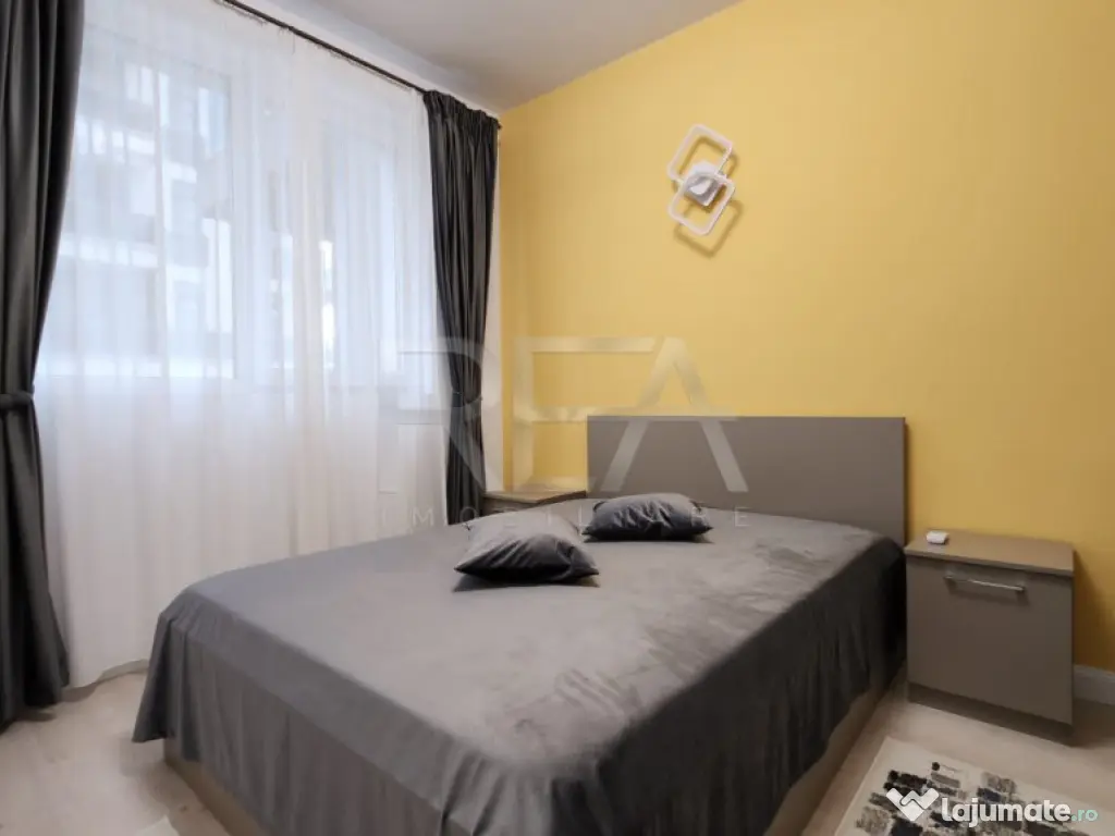 3 camere mobilat cu parcare inclusa Floreasca Residence