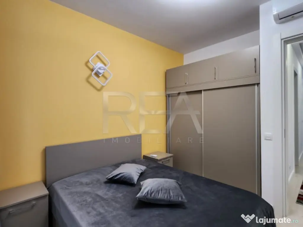 3 camere mobilat cu parcare inclusa Floreasca Residence