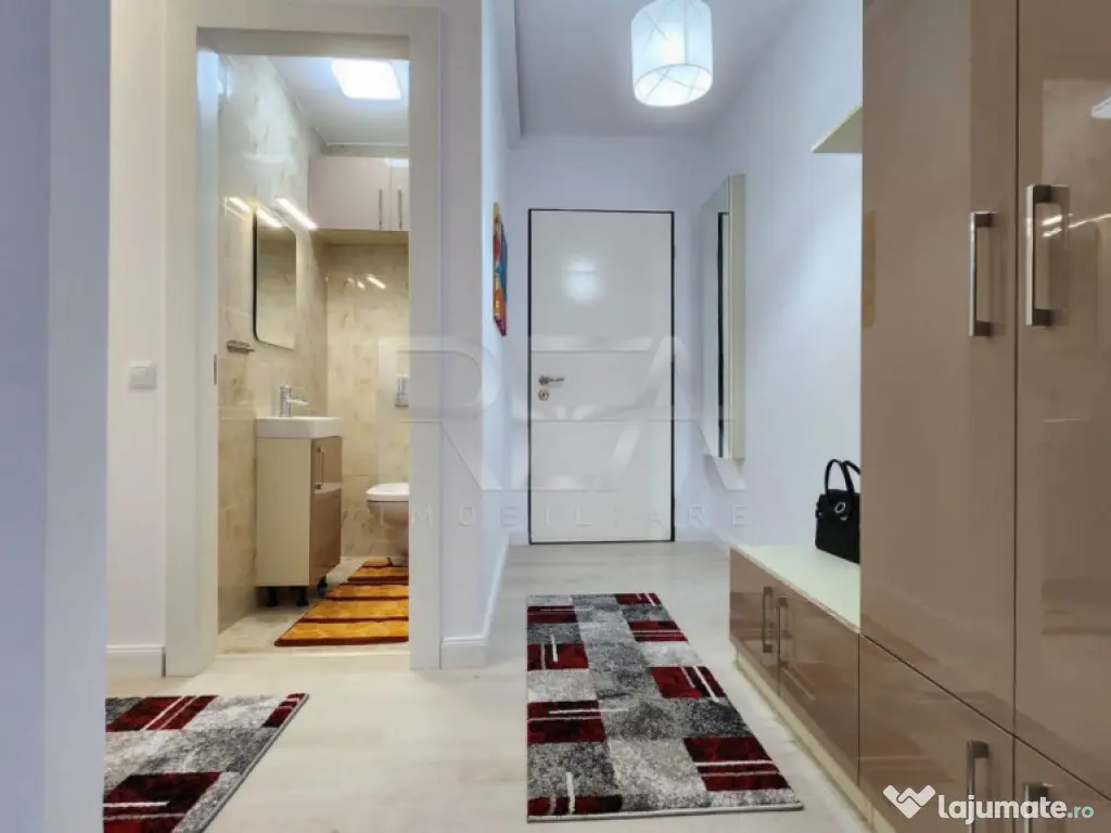 3 camere mobilat cu parcare inclusa Floreasca Residence