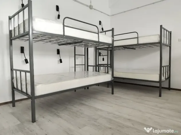 Paturi Metalice Etajate – Prețuri Producător – În Stoc