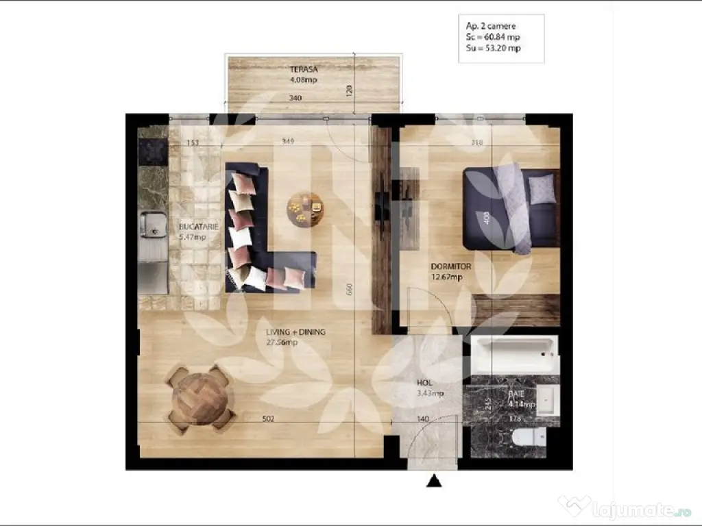 Apartament 2 camere Pantelimon | Bloc Finalizat