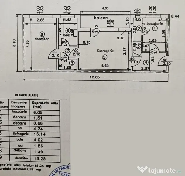 CINA - 2cam, cf1A,bl beton,3/4,T,sg,izol - 55000 euro