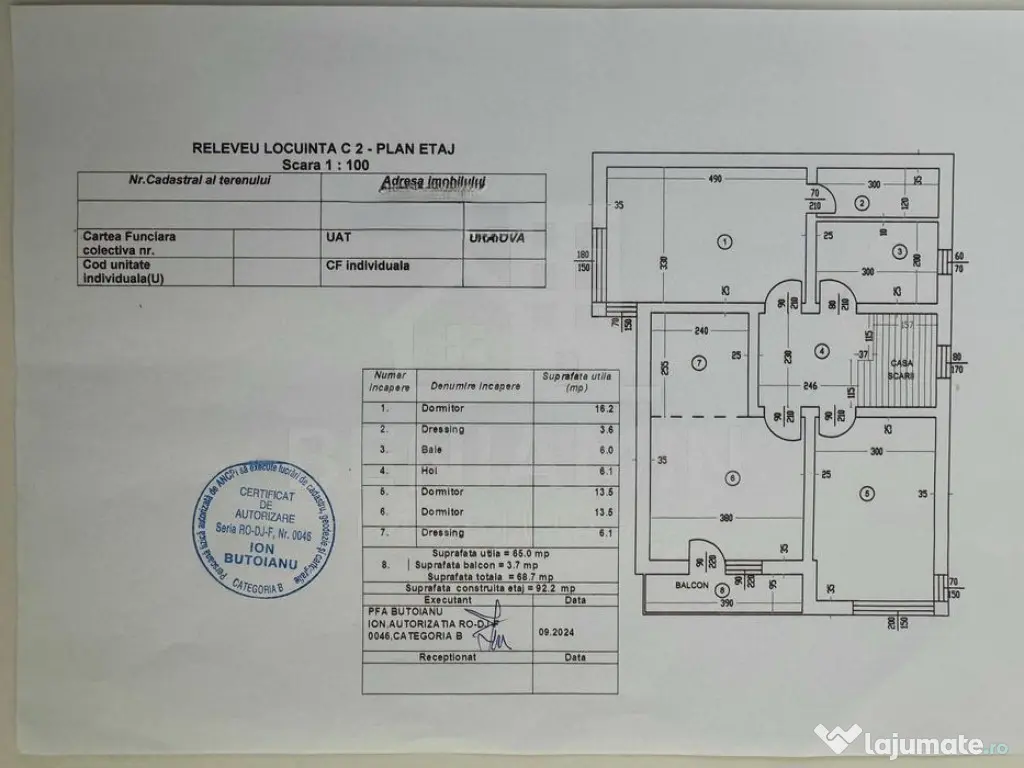 Casa 4 Dormitoare-Living-Bucatarie-2 Bai-169mp-Teren 410-...
