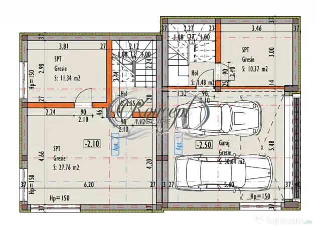 Duplex finalizat, cu garaj in Damnul Rotund