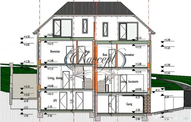 Duplex finalizat, cu garaj in Damnul Rotund