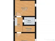 Apartament cu 3 camere 2 bai situat in zona Rahovei din Sibi 