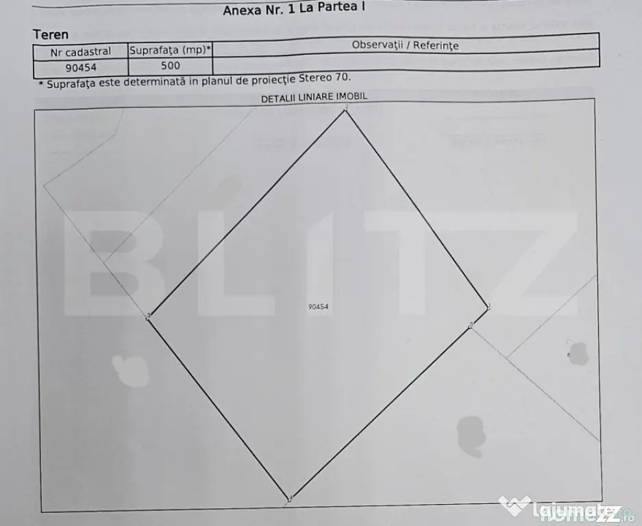 Teren intravilan 500mp Targoviste zona Micro 12