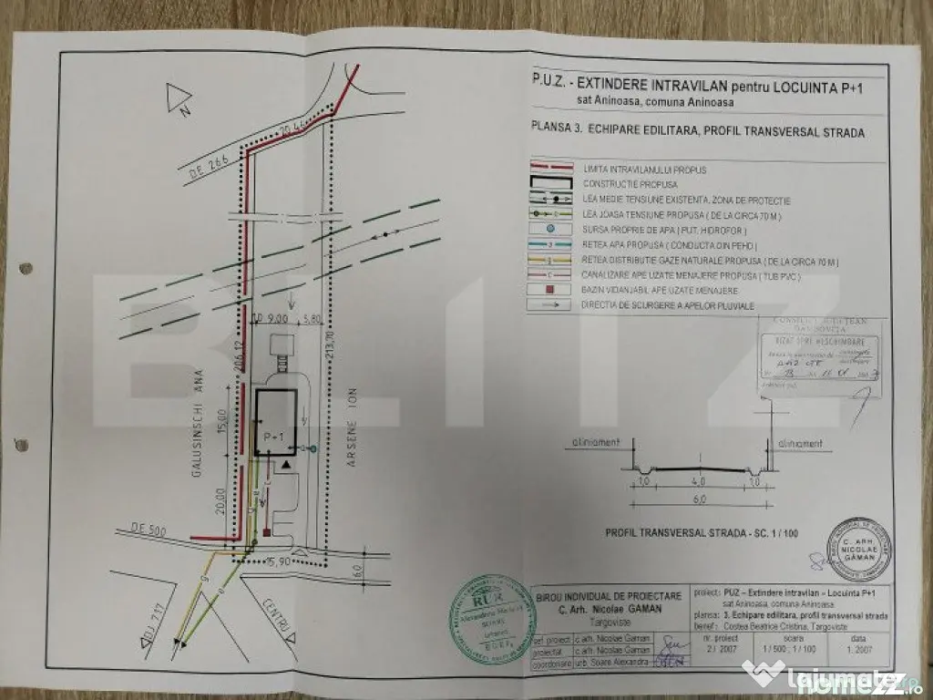 Teren intravilan 21€/mp suprafața 3360 mp - Aninoasa (Dambovita)