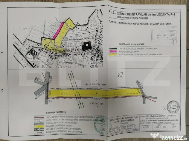 Teren intravilan 21€/mp suprafața 3360 mp - Aninoasa (Dambovita)