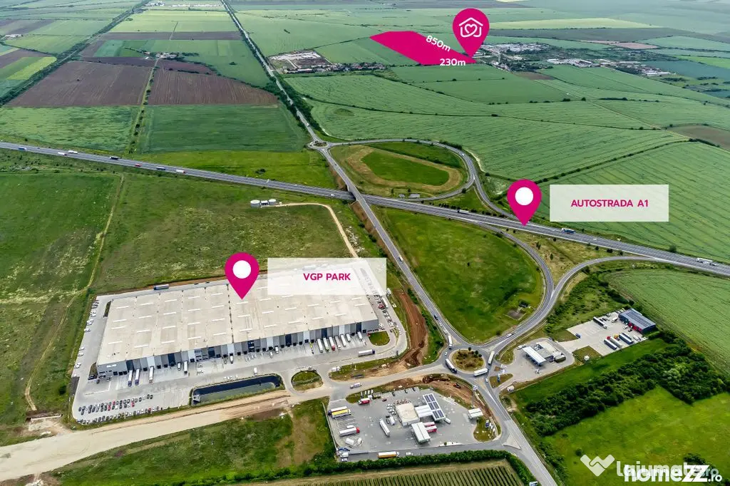 Teren cu PUZ ideal pentru parc logistic și de servicii - Arad (Arad)
