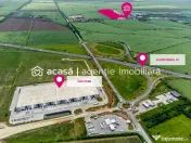 Teren cu PUZ ideal pentru parc logistic și de servicii 
