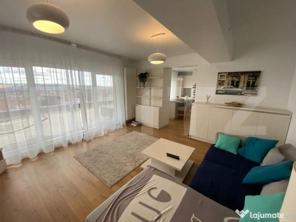 Apartament de 2 camere, 60mp, priveliste, parcare zona Calea