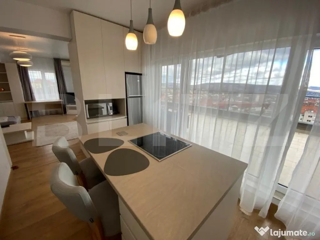 Apartament de 2 camere, 60mp, priveliste, parcare zona Calea