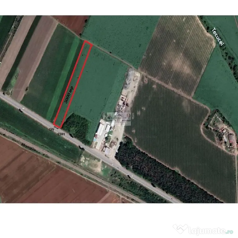 Teren 5000 mp, ieșire din Tecuci, după Peco Gălbenuș