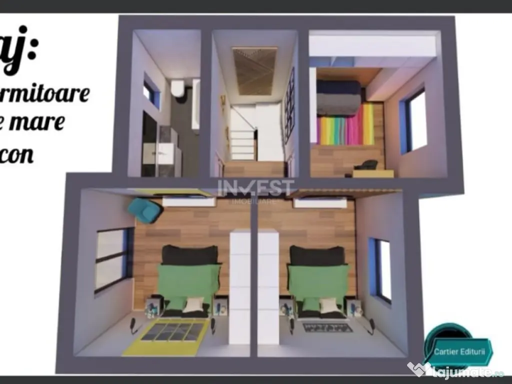 COMISION 0%, CASA 4 CAMERE, 2 BAI, 250 MP, HORPAZ