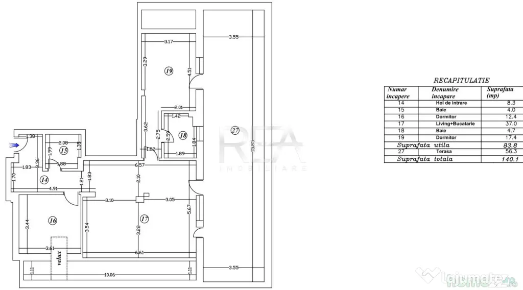 Penthouse 151,80 mp Ultracentral Matei Voievod - Bucuresti (Bucuresti-Ilfov)