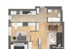 Apartament 3 camere, 67 mp, ansamblu nou, zona Centrala