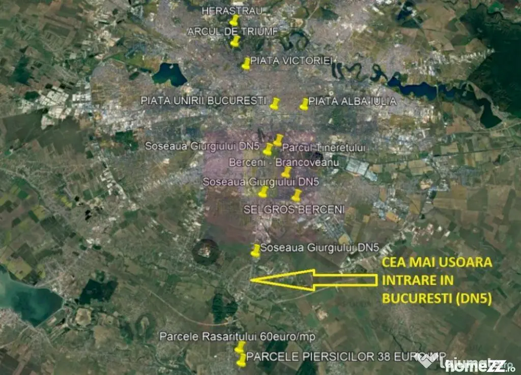 Teren construcție casă - 1 Decembrie - Zona Metropolita...