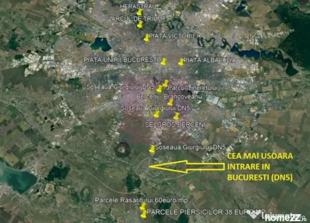 Teren construcție casă - 1 Decembrie - Zona Metropolita...