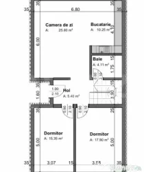 Casa individuala 5 camere, teren 675 mp, zona Tauti