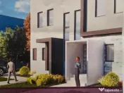 Vila P+E, SC110 mp, constr 2024, gaz , utilitati, izolata ter 280 mp 