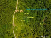 Teren extravlan 14,400mp Paraul Rece / Strada 3 brazi 