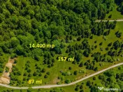 Teren extravlan 14,400mp Paraul Rece / Strada 3 brazi 