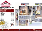 3 camere la mansarda 77 mp utili+terase si cu credite bancare 