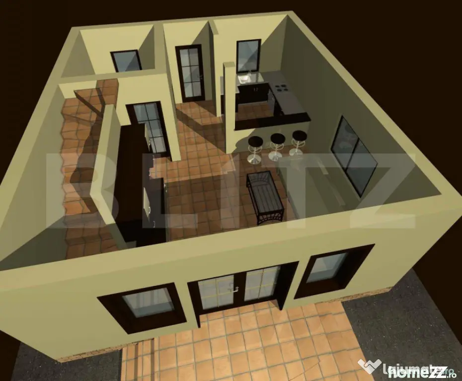 Casa de vanzare, cu 3 camere, moderna, zona Dumbrava - Iasi (Iasi)
