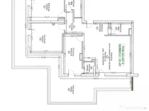 Penthouse cu 3 camere, terasă panoramică de 56 mp și priv