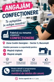 Confectionere cu experienta 