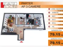 Comision 0%! Apartament 3 camere, EXCLUSIV in Blitz, zona Im