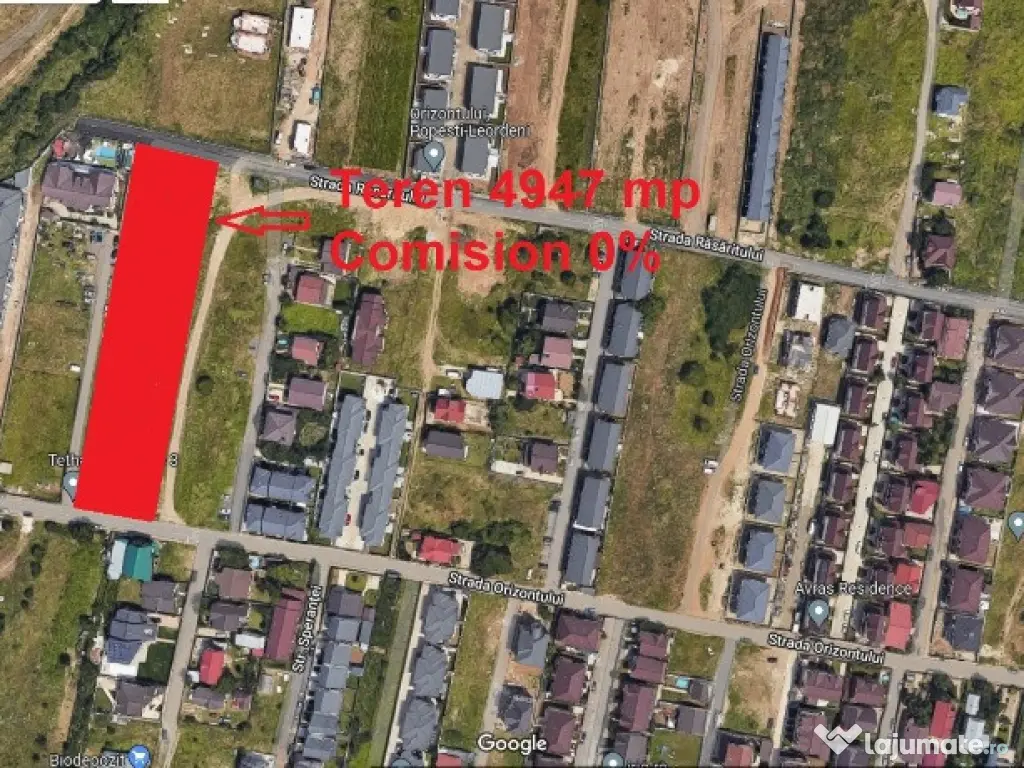 Teren Popesti - Leordeni | Deschidere Dubla | Localizare Excelenta
