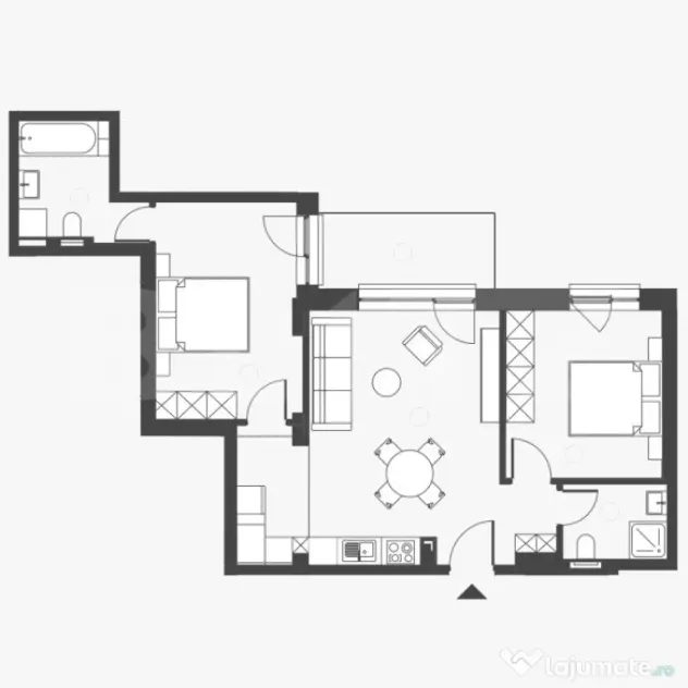 Comision 0 ! Somesului 15, Apartament 3 camere, Semicentral,