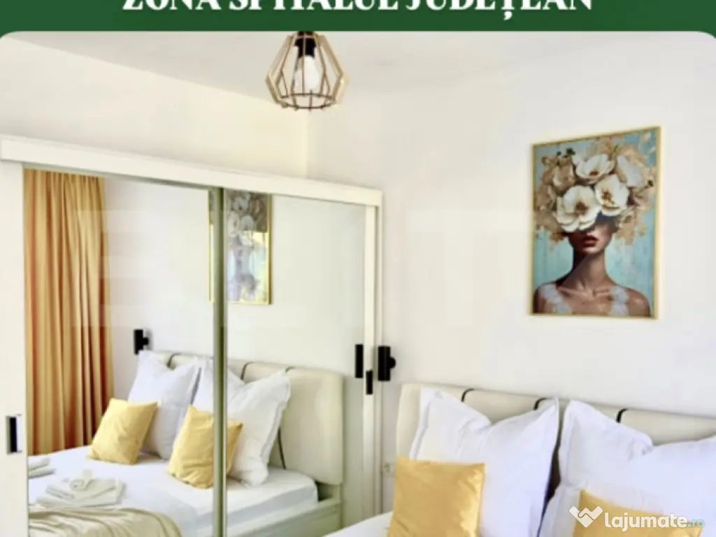 Apartament deosebit cu 3 camere, etaj 3/5, Zona Spitalul Jud