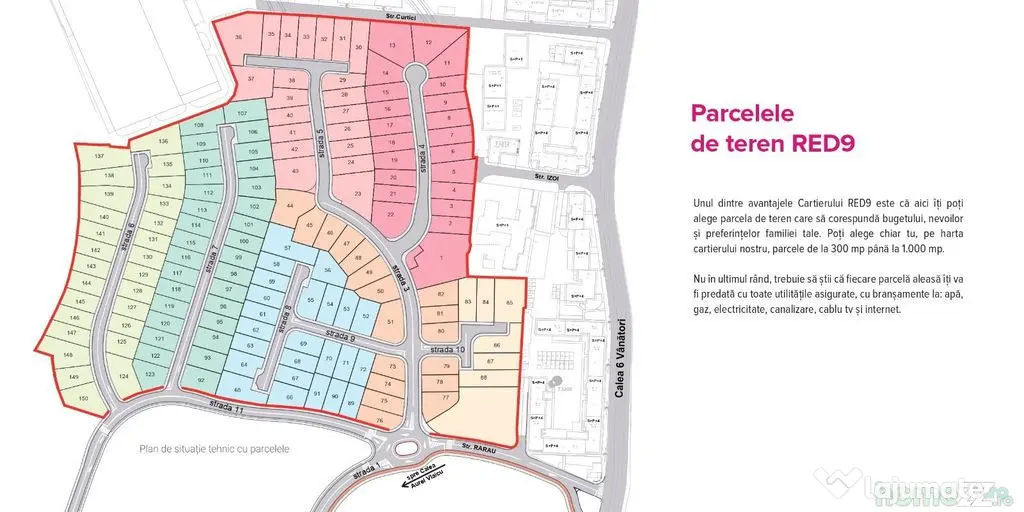 Parcela de teren in ARED CITY, cel mai modern cartier | F... - Arad (Arad)