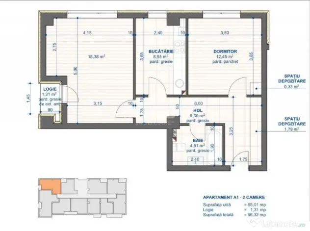 APARTAMENT CU 2 CAMERE , DECOMANDAT , NICOLINA-CUG BLOC NOU