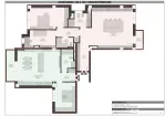 Apartament Ultracentral cu 2 camere, 63,10 mp, Bloc Nou
