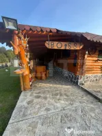 Cabana din lemn rotund, 2 camere, 140 mp, teren 2800 mp, Pal