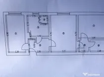 APARTAMENT cu 3 camere str Isaccei -PARTER
