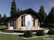 Casa pe Structura Lemn si Panouri SIP 