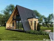 Casa pe Structura Lemn si Panouri SIP 