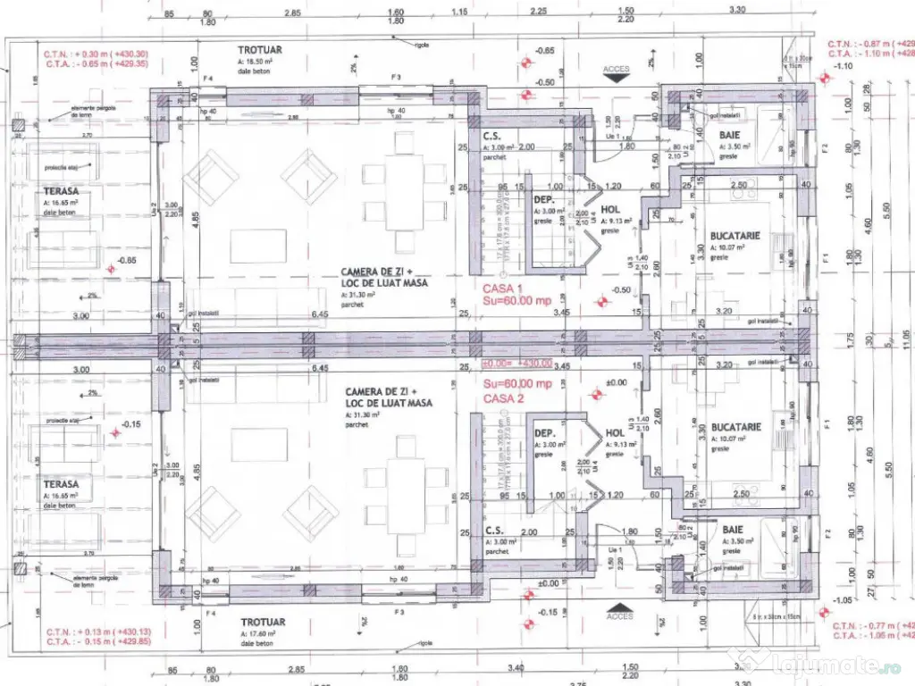 Duplex de vanzare in apropriere centrului comercial VIVO !!!