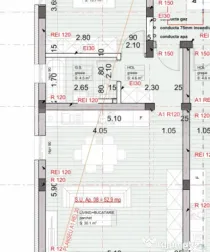 Apartament 2 camere, 53 mp utili, balcon 5,50 mp, Giroc