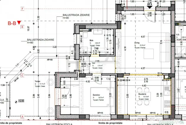 Apartament 2 camere bloc tip Boutique la 5 minute de Uniri
