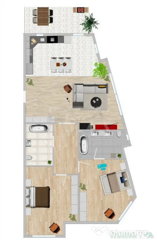 Apartament 2 camere bloc tip Boutique la 5 minute de Uniri - Bucuresti (Bucuresti-Ilfov)